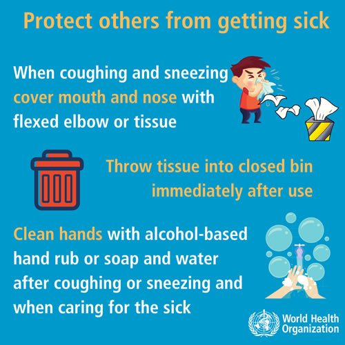 Protect yourself and others from the spread COVID-19